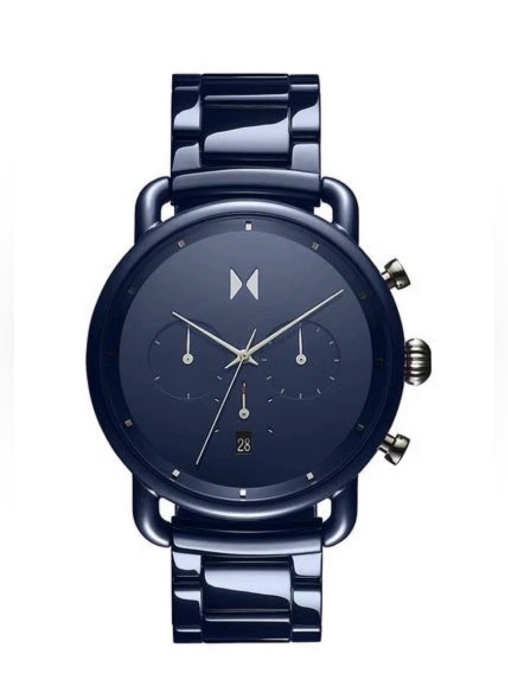 New MVMT Blacktop Men’s Blue Dial Blue Ceramic Band 47mm Watch 28000248
